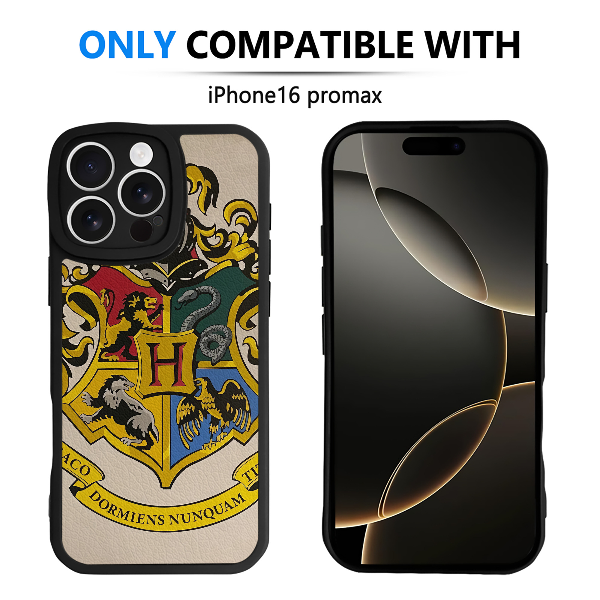 （画像用） Harry Potter ハリー・ポッターシリーズ 【iPhone 16シリーズ対応】シリコンスマホケース（レザー調） 材質：シリコン
